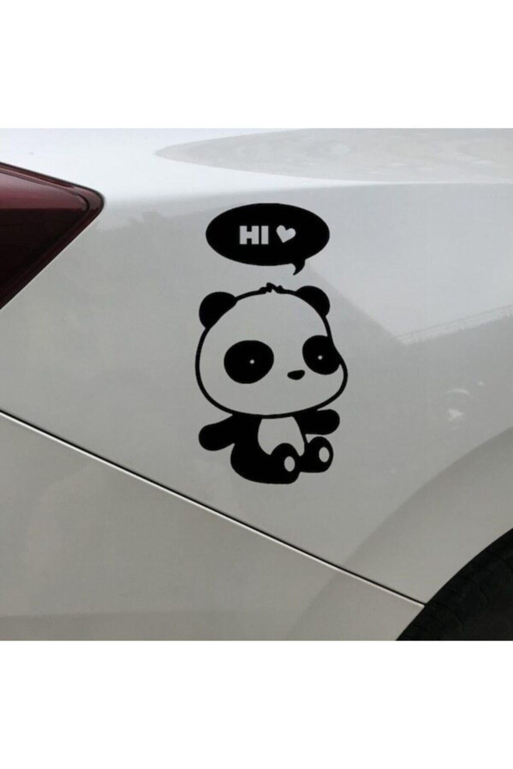 Sevimli Panda Tasarım Su Geçirmez Çıkarılabilir Oto özel yeni sticker 15*8 Cm