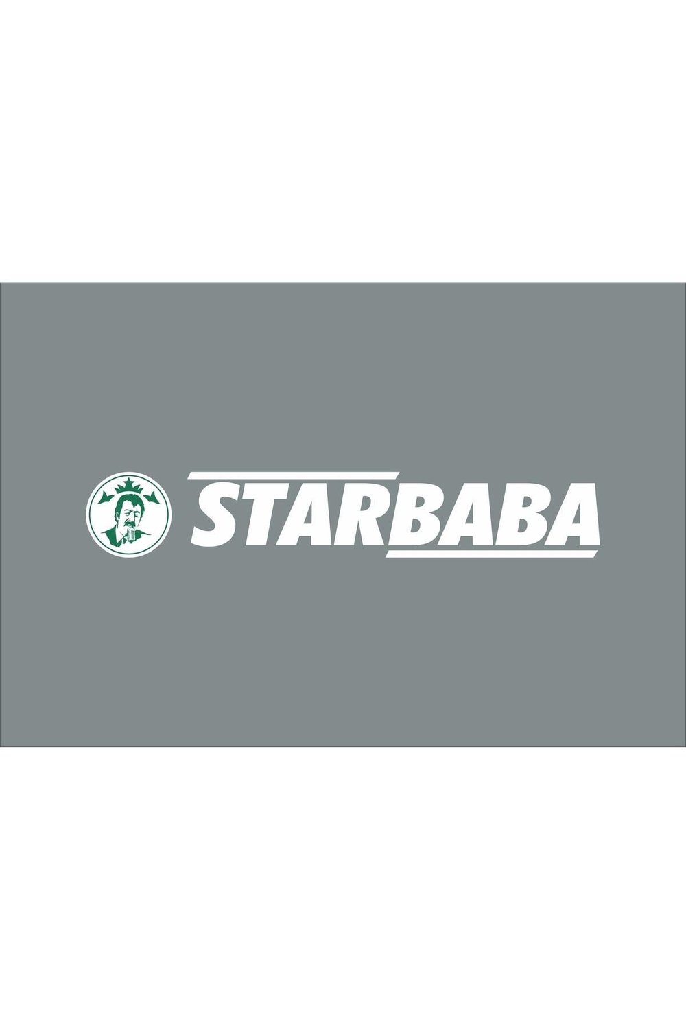 Starbaba Oto özel yeni sticker Beyaz 30*5 Cm