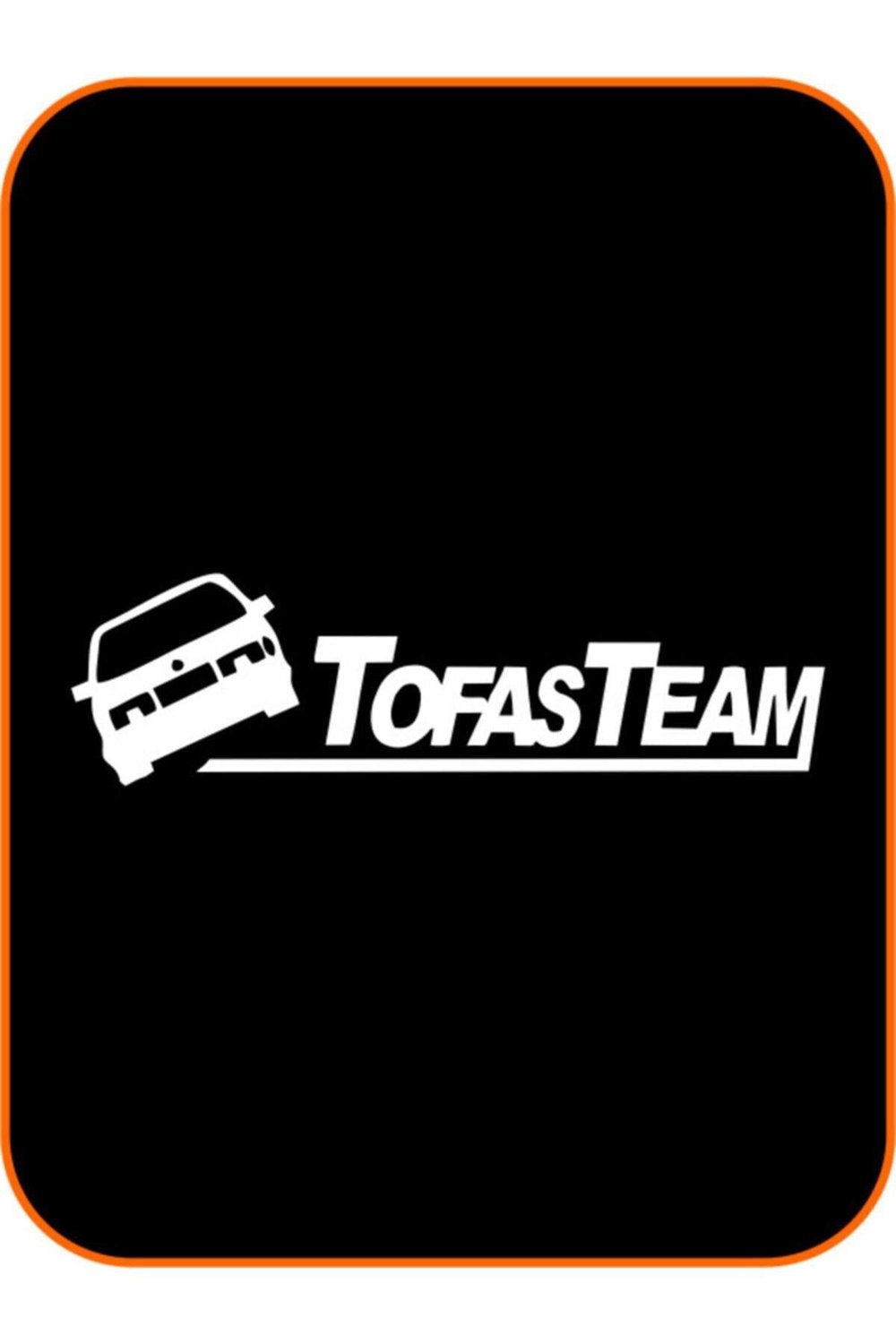 Tofaş Oto özel yeni sticker Beyaz 40*10 Cm