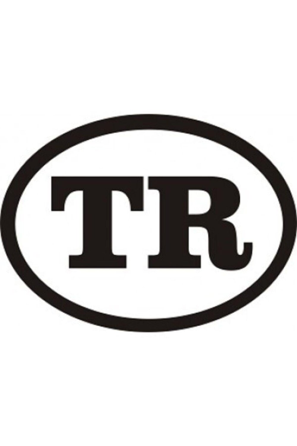 Tr Logo Oto özel yeni sticker Siyah