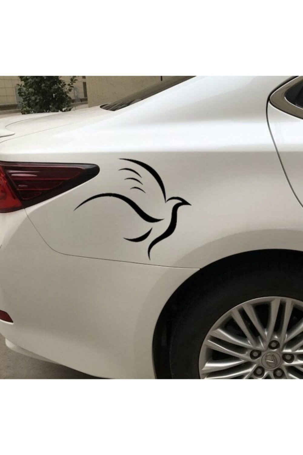 Uçan Kuş Tasarım Oto özel yeni sticker Siyah 15*12 Cm