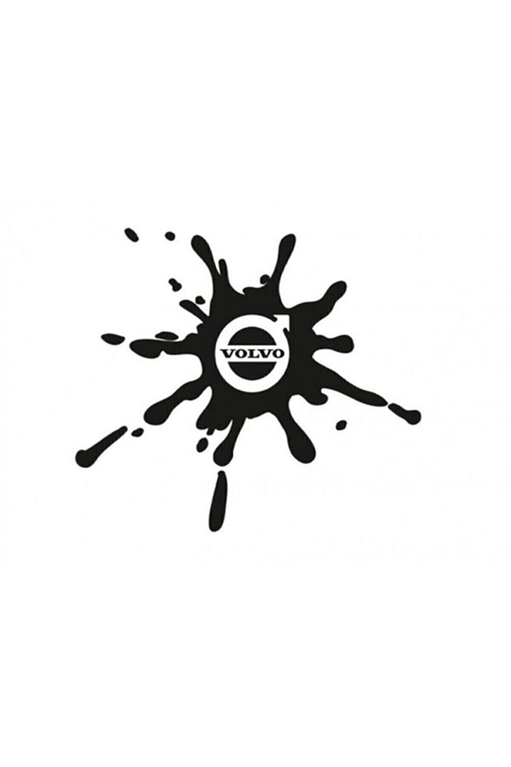 Volvo Damla Görünümlü özel yeni sticker Yakıt Deposu Depo Kapağı özel yeni sticker 2 Adet 12*10 Cm