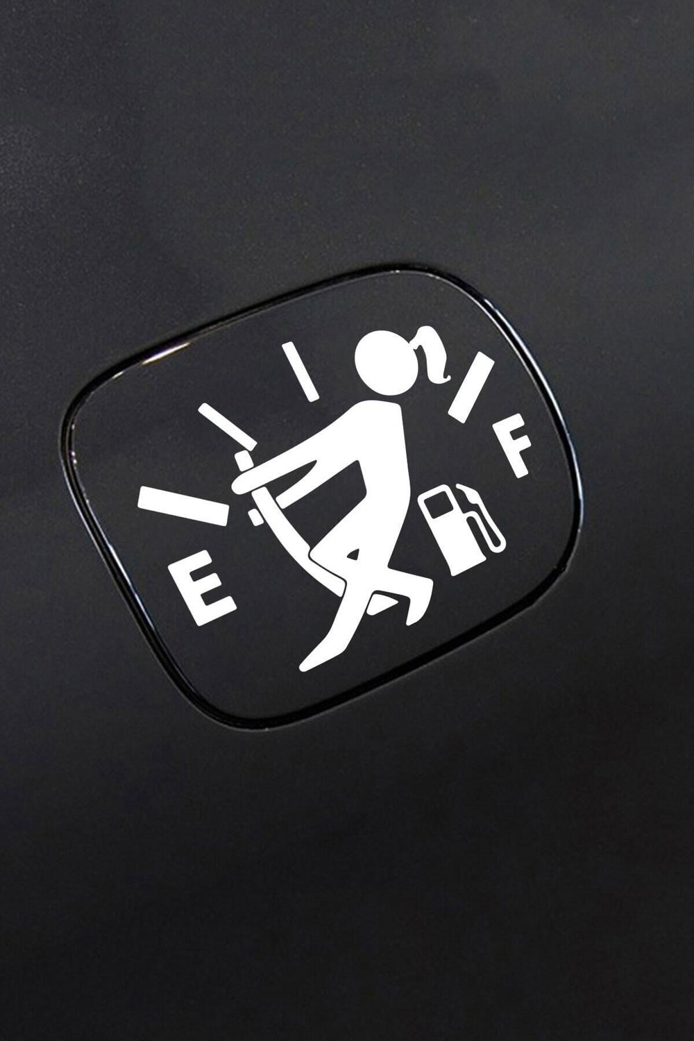 Yakıt Göstergesi Depo Kapağı özel yeni sticker 15 Cm