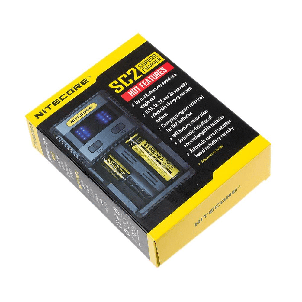 Nitecore Superb SC2 Li-ion Pil Şarj Aleti