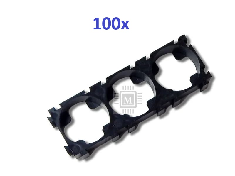 Meltis 18650 3x1 Pil Tutucu Holder  (x100 adet)