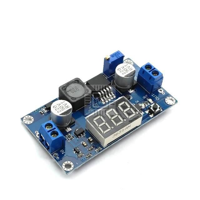 XL6009 Voltmetreli DC-DC Boost (Yükseltici) Modül