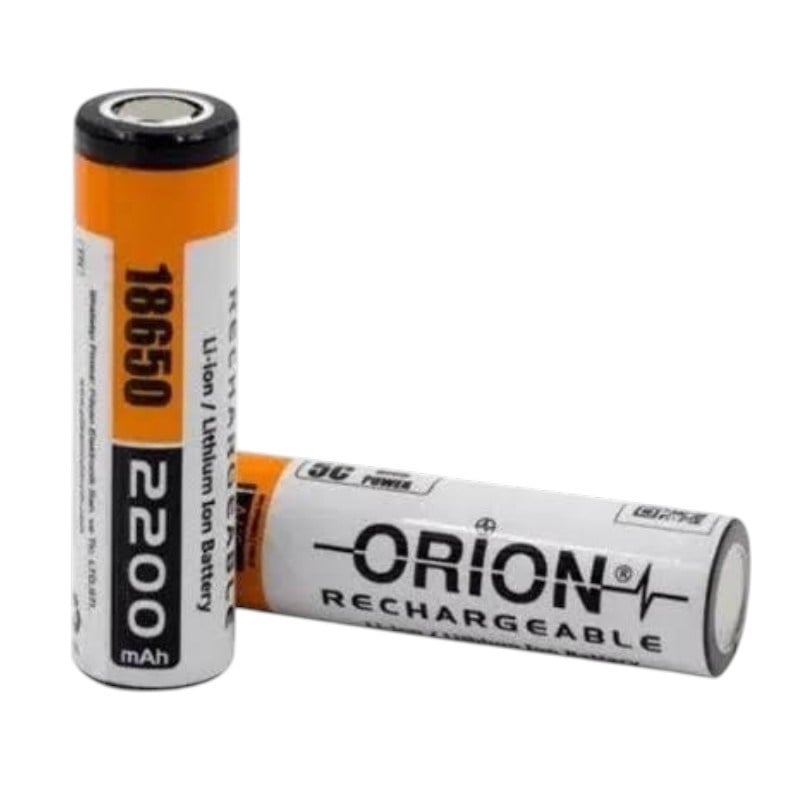 Orion 18650 3.7V 2200 mAh 5C Şarj Edilebilir Li-ion Pil