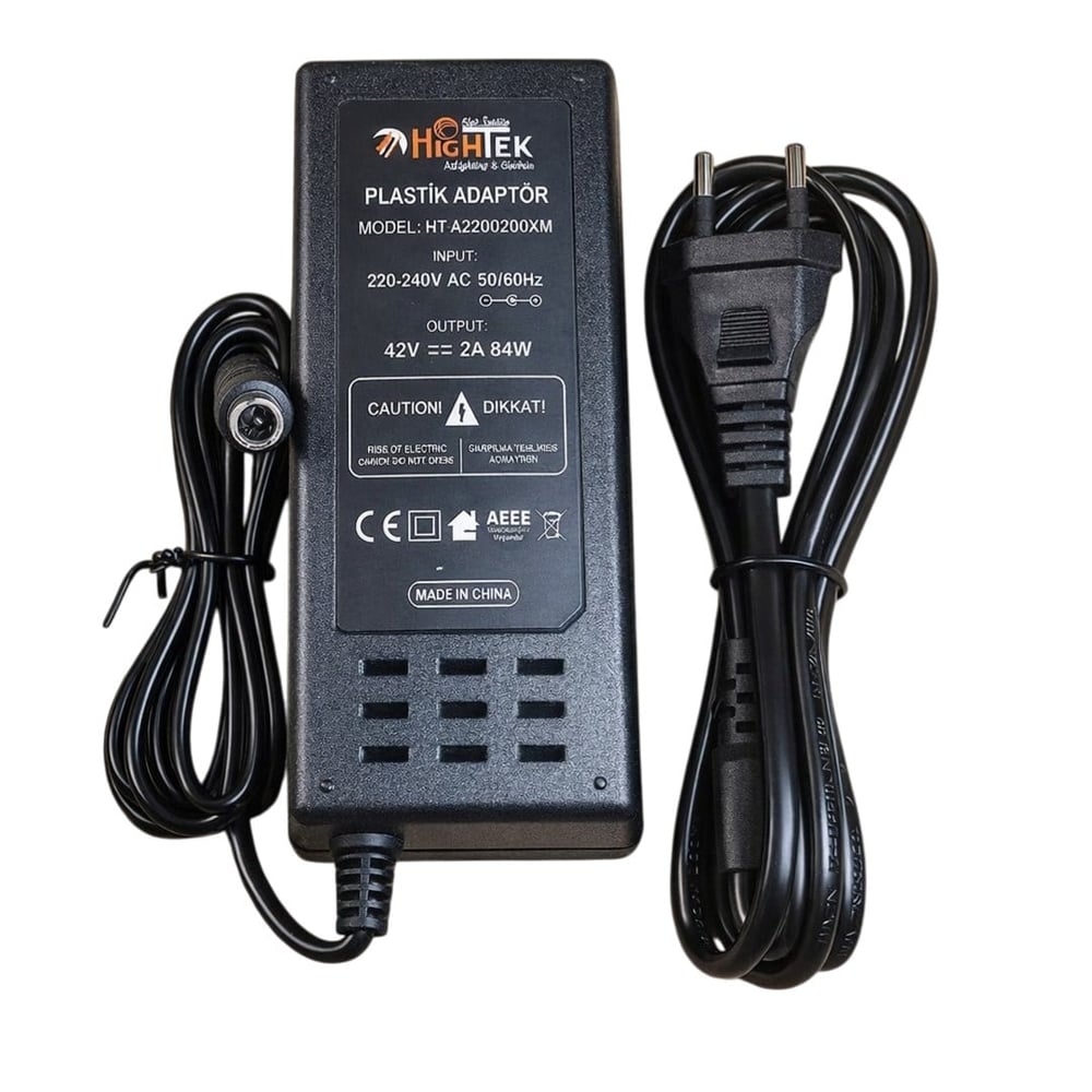 TDS UÇLU XIAOMI M365 42 VOLT 2 AMPER 84 WATT ELEKTRİKLİ SCOOTER ŞARJ CİHAZI ADAPTÖRÜ