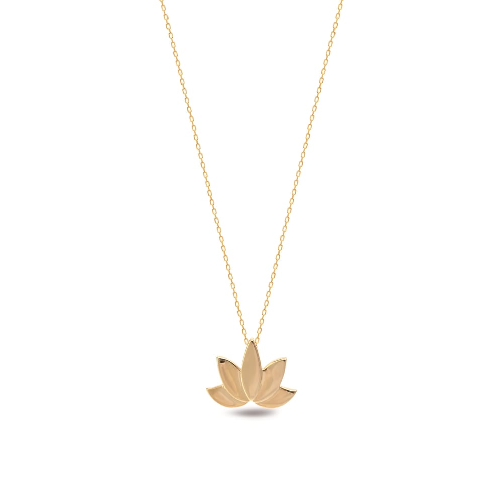 Lotus Çiçeği Kolye