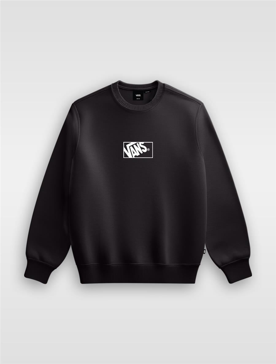 BLOCKED BOX LOOSE CREW FLEECE