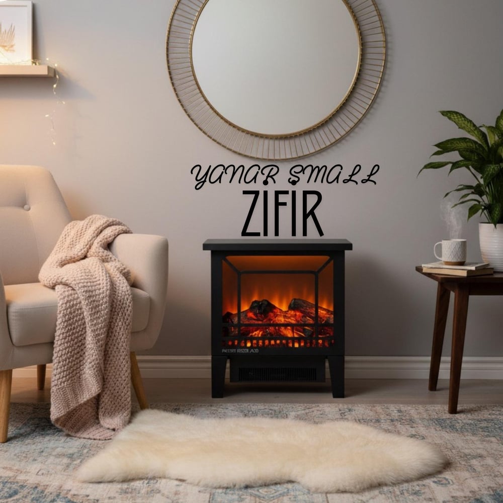 YANAR SMAL PORTATİF ELEKTİRİKLİ ŞÖMİNE ZİFİR
