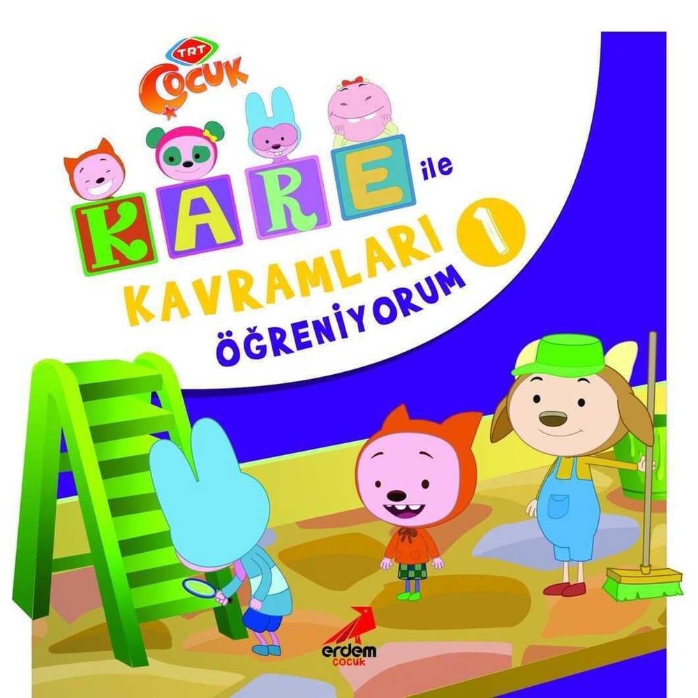 Kare ile Kavramları Öğreniyorum 5 kitap Seti