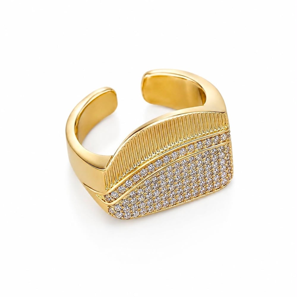 14K Gold Ayarlanabilir VIP Yüzük