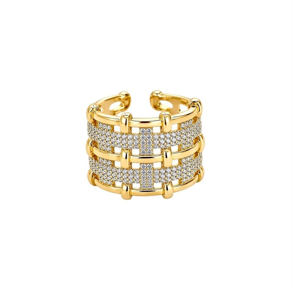 14K Gold Ayarlanabilir VIP Yüzük