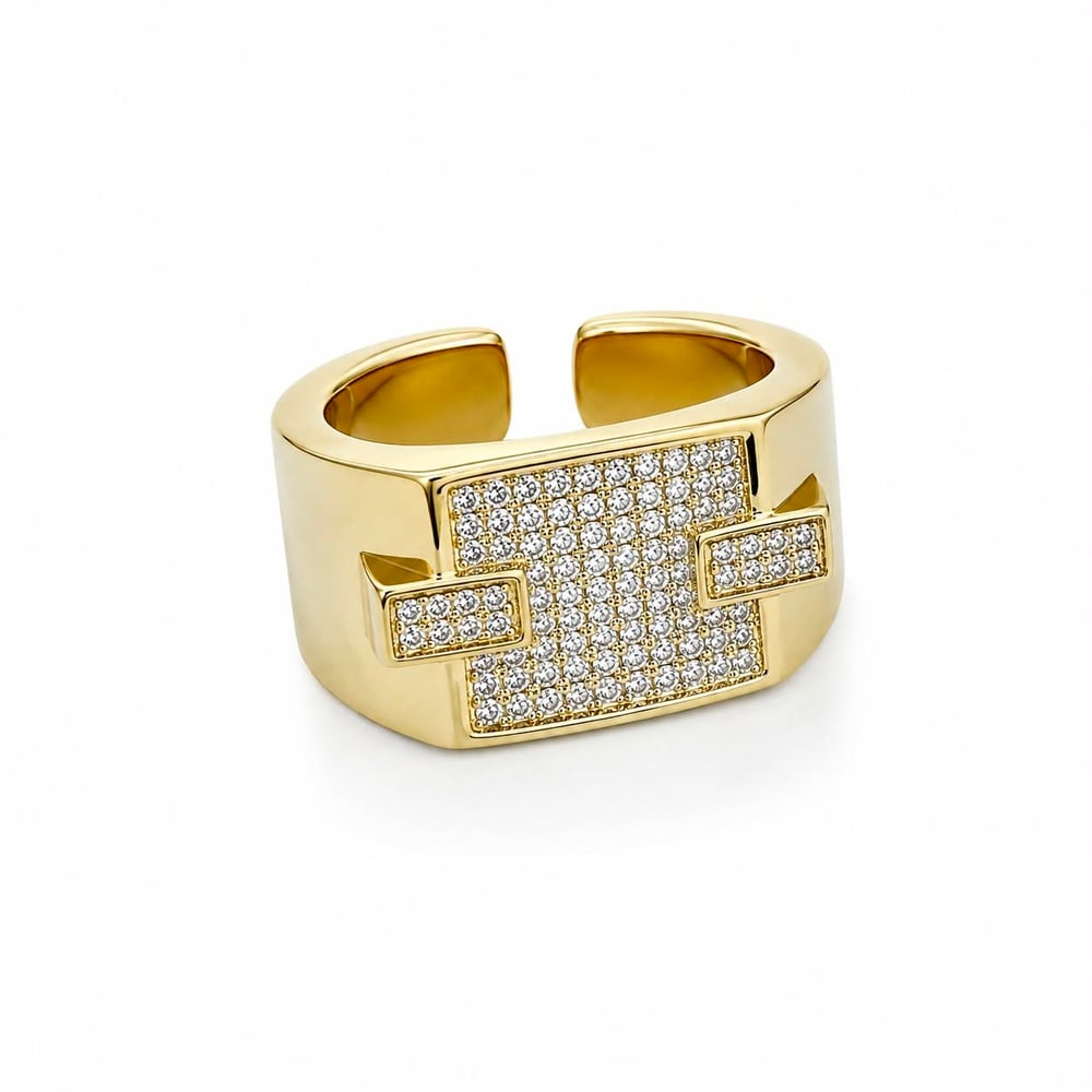 14K Gold Ayarlanabilir VIP Yüzük