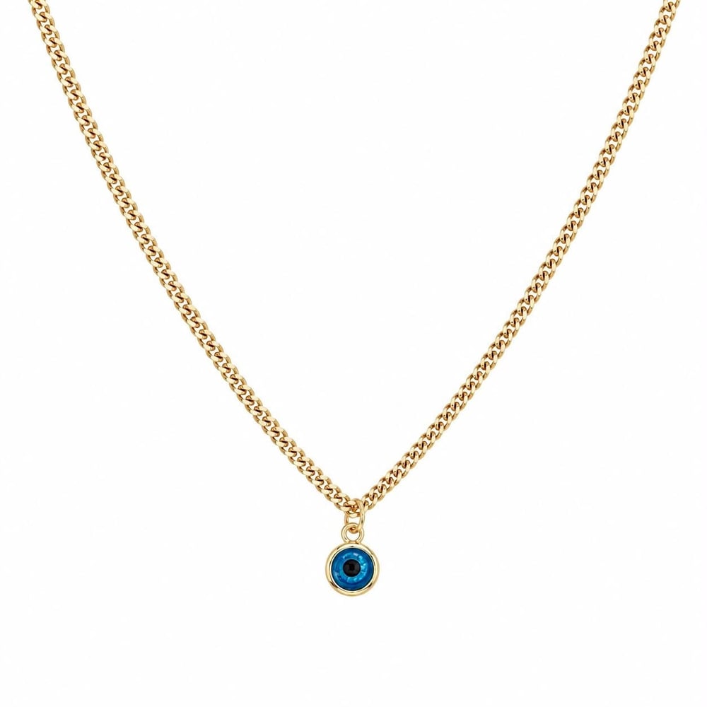 14k Gold Göz Kolye