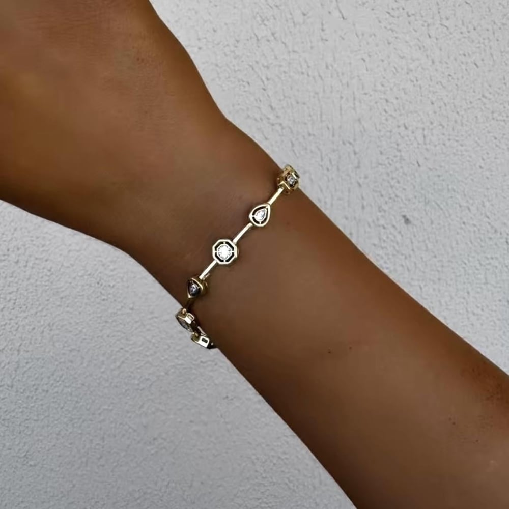İthal Seri 14K Gold Bileklik