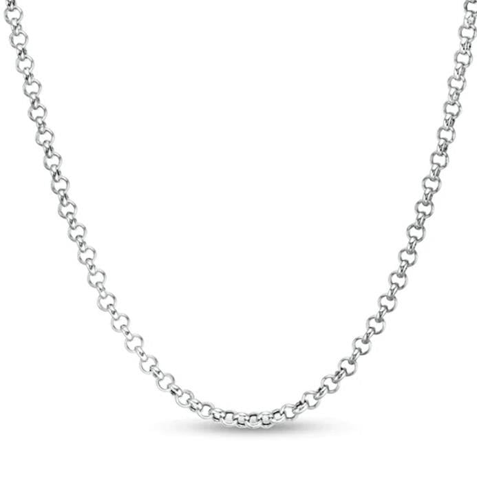 Silver 316L Paslanmaz Çelik Doç Zincir Kolye (60cm)