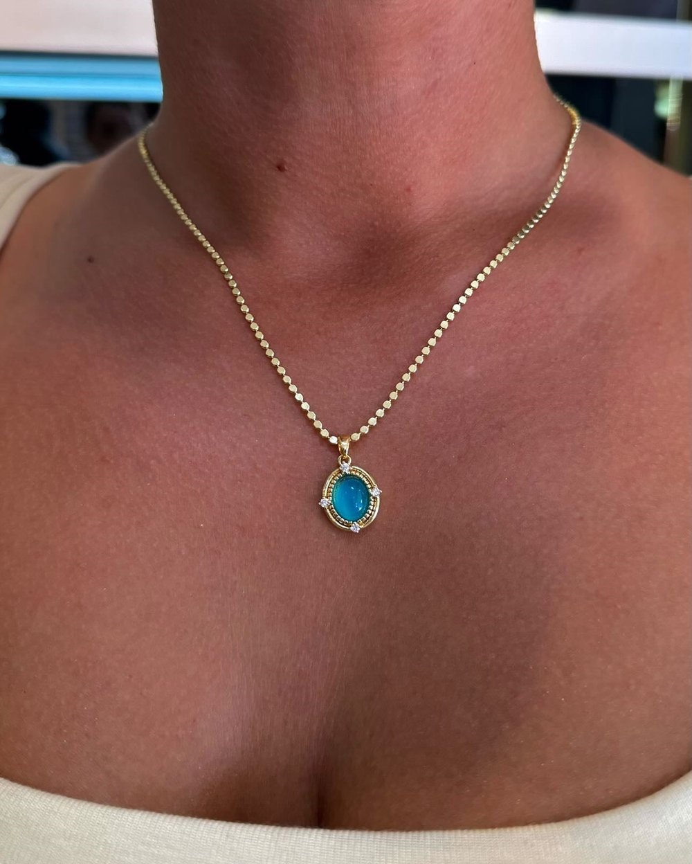 Aqua Aura Kolye