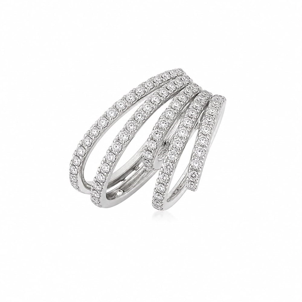 Çoklu Görünümlü Silver Ear Cuff