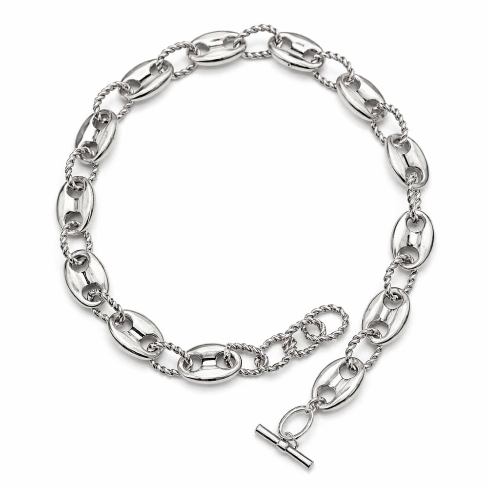 Gold Oval Zincir Kolye