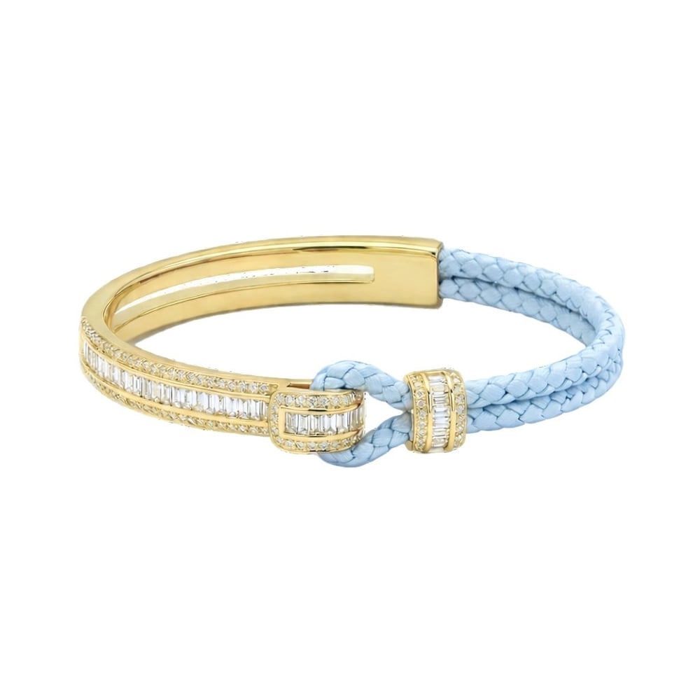 Luxora Knot Buz Mavisi Işıltılı Bileklik
