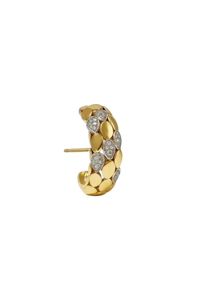Rain Çiçek Desen İğneli Ear Cuff