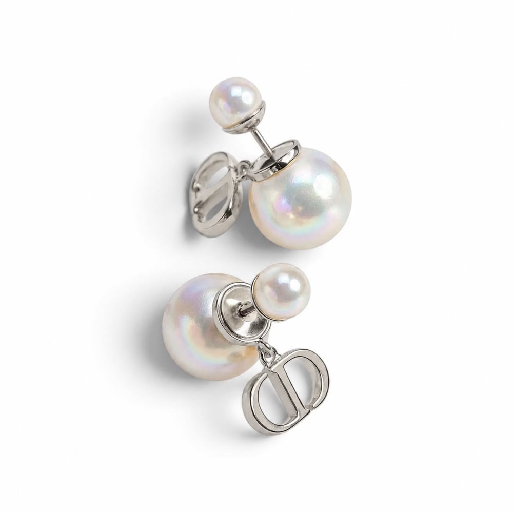 Silver İnci Küpe