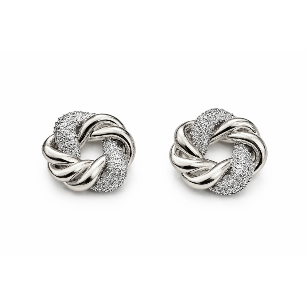 Silver Knot Küpe