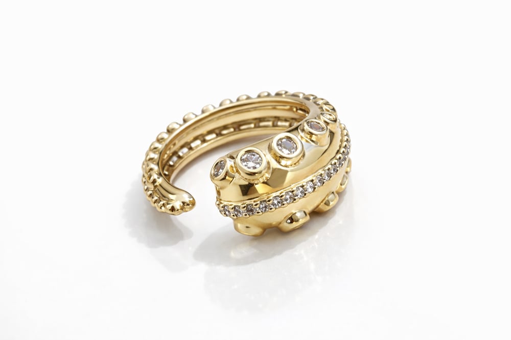 VIP Seri 14K Gold Ayarlanabilir Kadın Yüzük