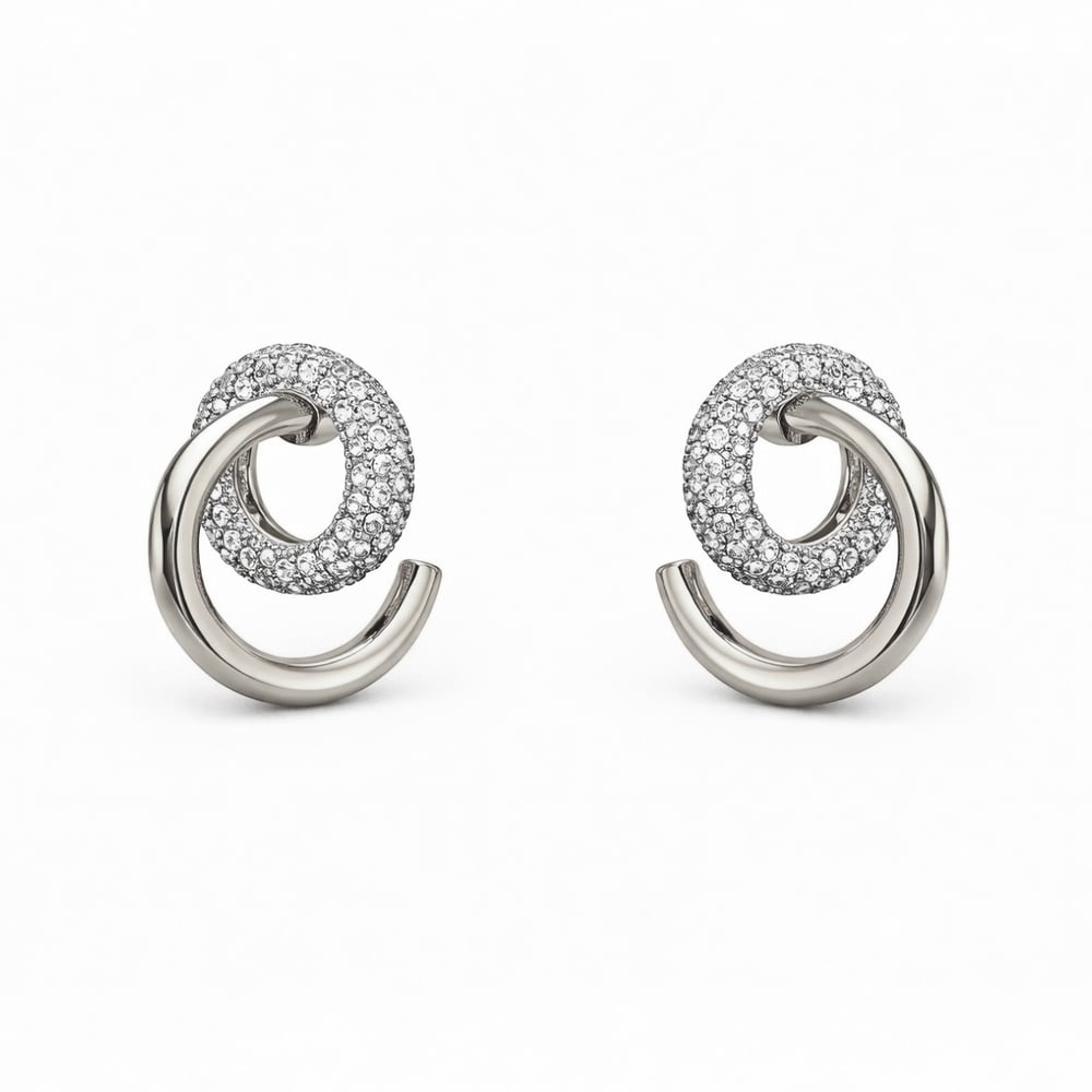 Yuvarlak Küpe Silver 