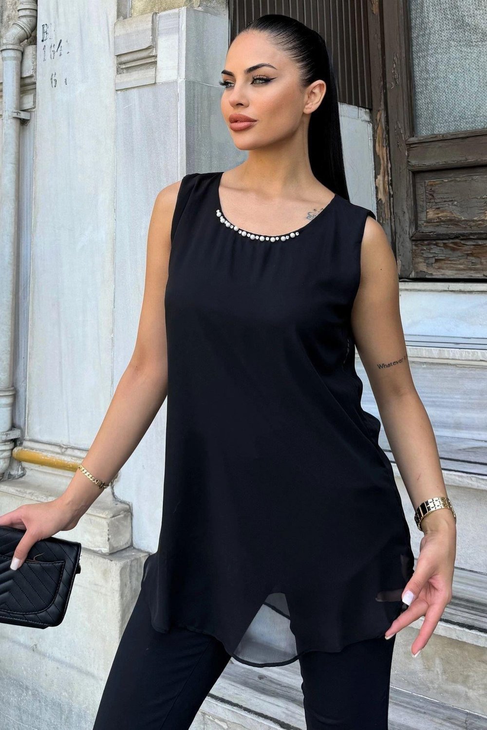Kadın Şifon Bluz - 700-3090