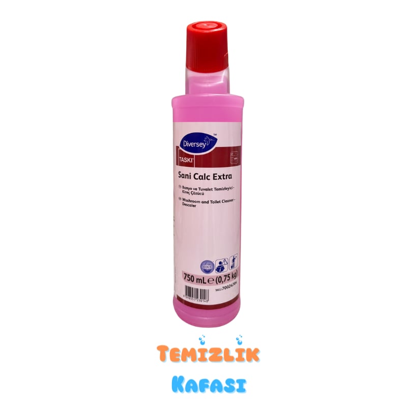 Diversey Taski Sani Calc Extra 750 mL – Banyo ve Tuvalet Temizleyici Kireç Çözücü