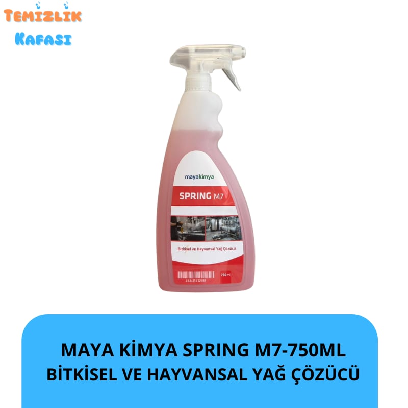 Gıda ve Organik Yağ Lekelerinde Kesin Çözüm: Spring M7