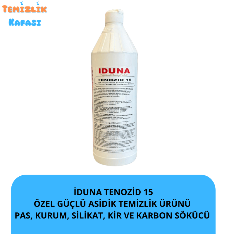 İduna Tenozid 15 Özel Güçlü Asidik Temizlik Ürünü 1 Litre