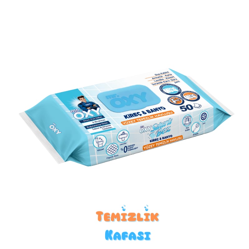 Mr. Oxy Kireç & Banyo Yüzey Temizlik Havlusu