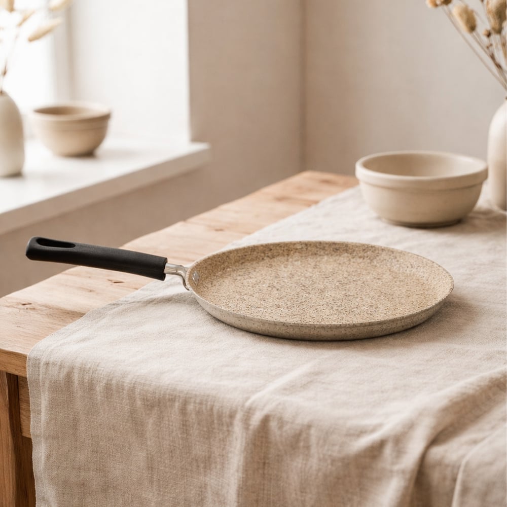 Creamy Granit 24 cm Krep Tavası
