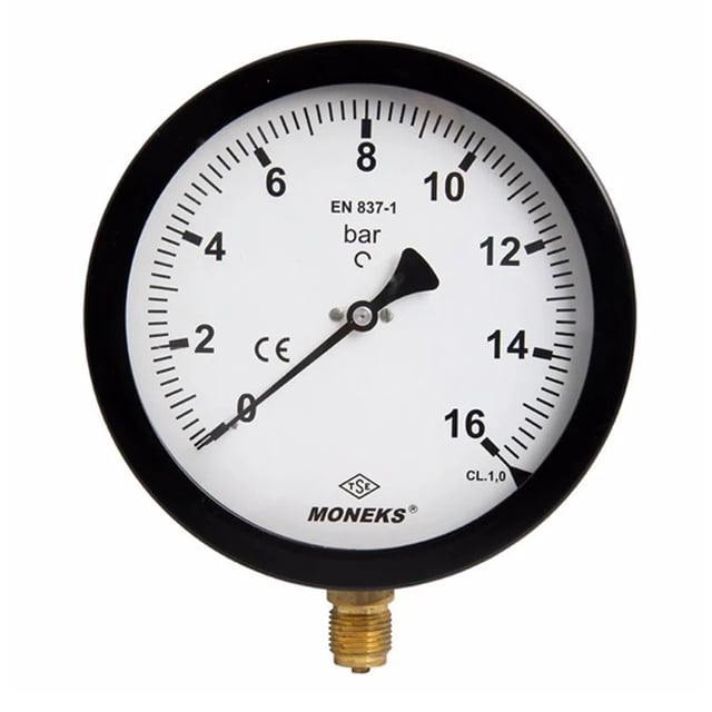 HİDROMETRE Q100 / 0-16 BAR - MONEKS