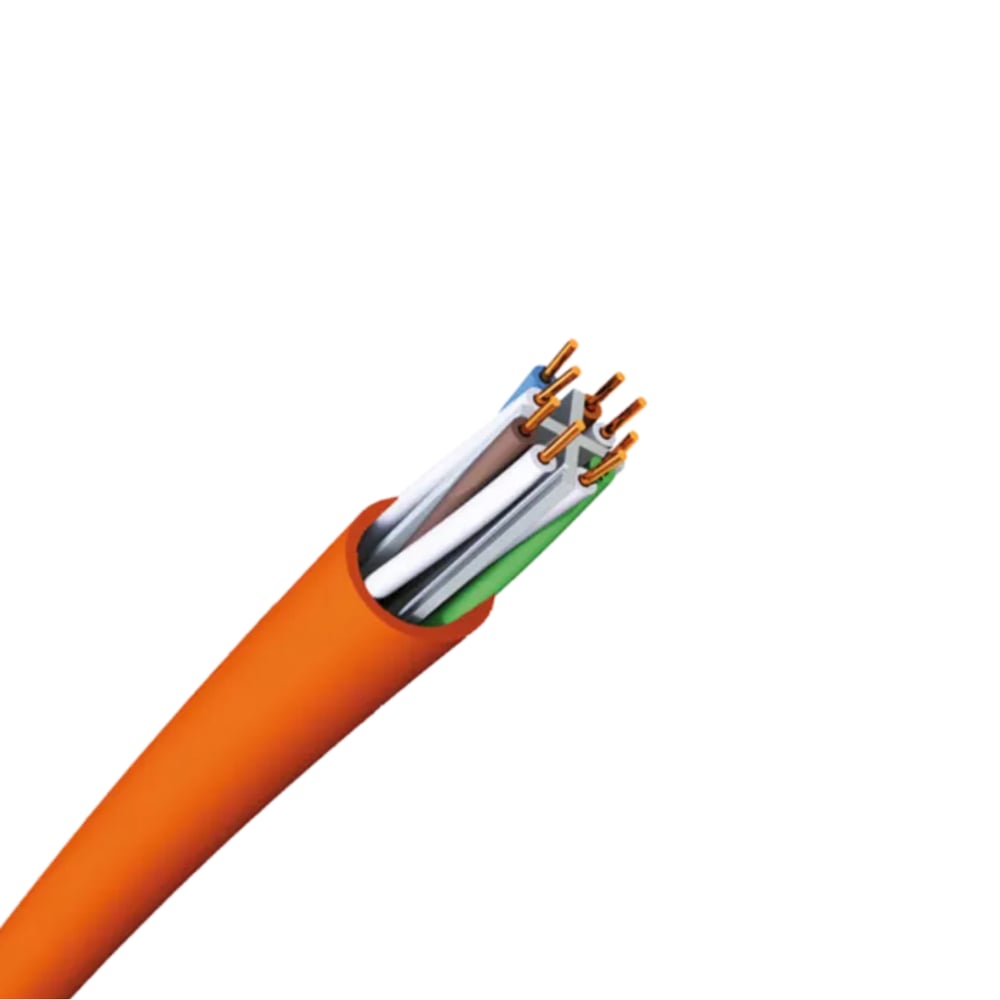 LEGRAND 632929 CAT6 U/UTP LSZH HF 23AWG Turuncu Data Kablosu 305 Metre Kutulu