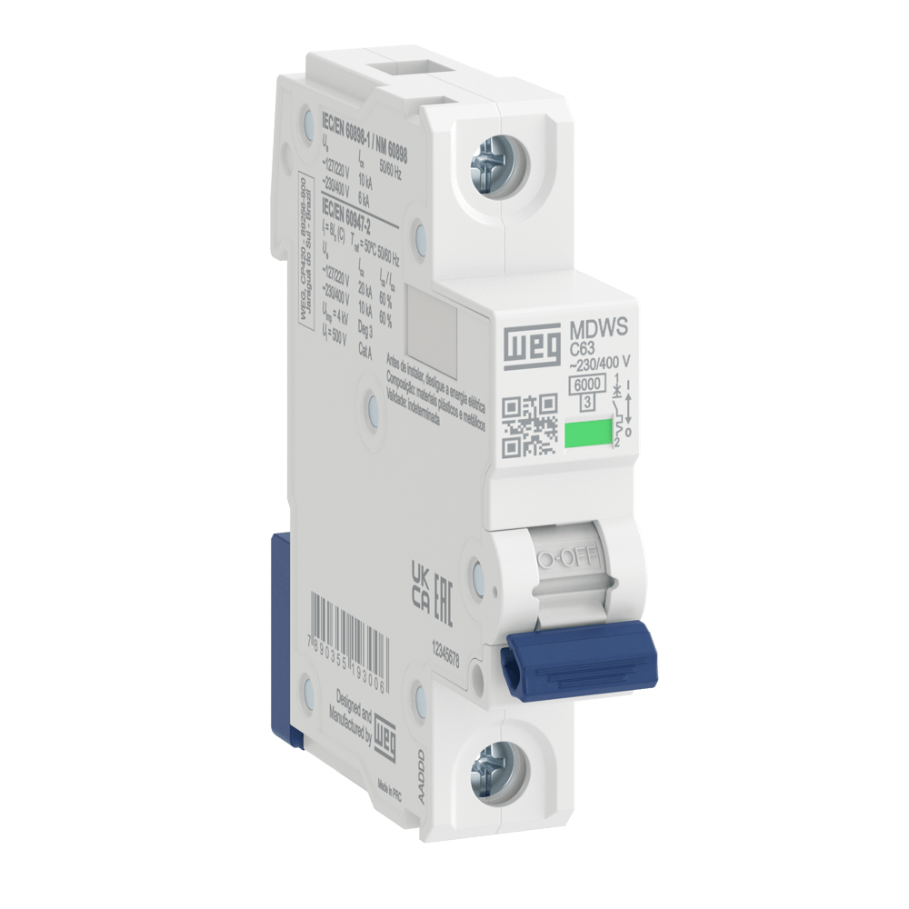 MDWS-C32-1 1P, 32A, C Eğrisi, 6kA Otomatik Sigorta