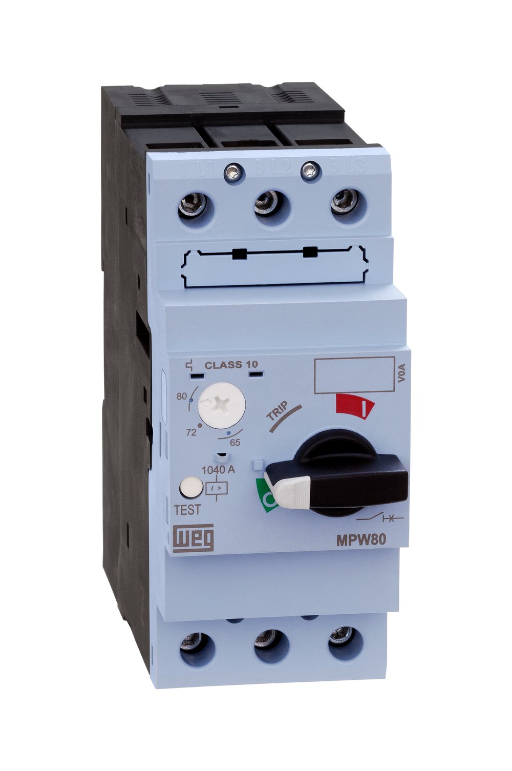 MPW80-3-U040 18,5kW, 32…40A, 65kA, 80A Anma Akımı, Motor Koruma Şalteri