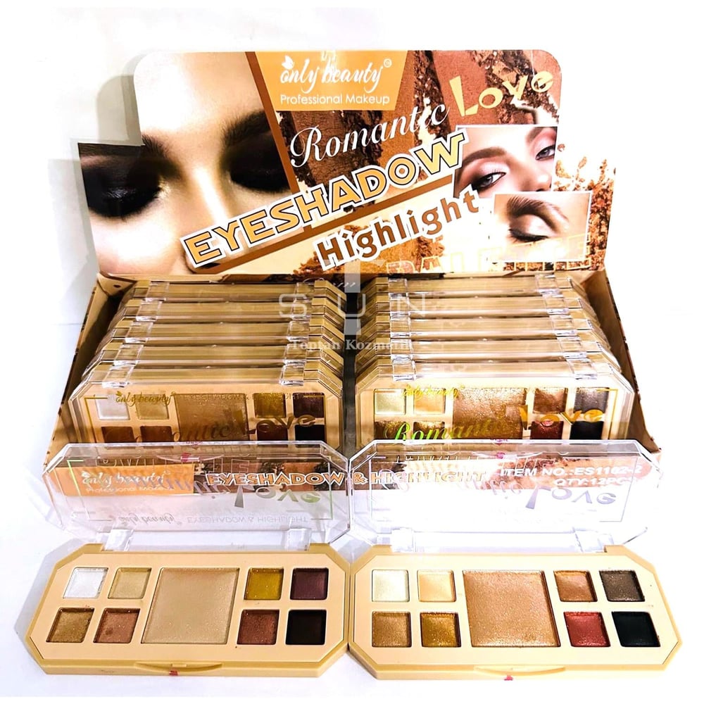 Anly Beauty 12'li Romantic Love!  Far Paleti Ve Highlighter