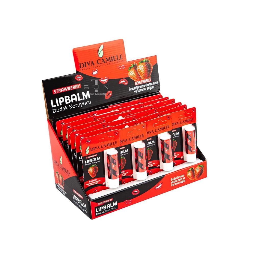 D.CAMİLLE LİP CARE ÇİLEK*24