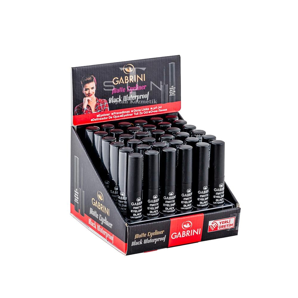 Gabrini 36'l? Eyeliner Matte Siyah Mat Eyeliner