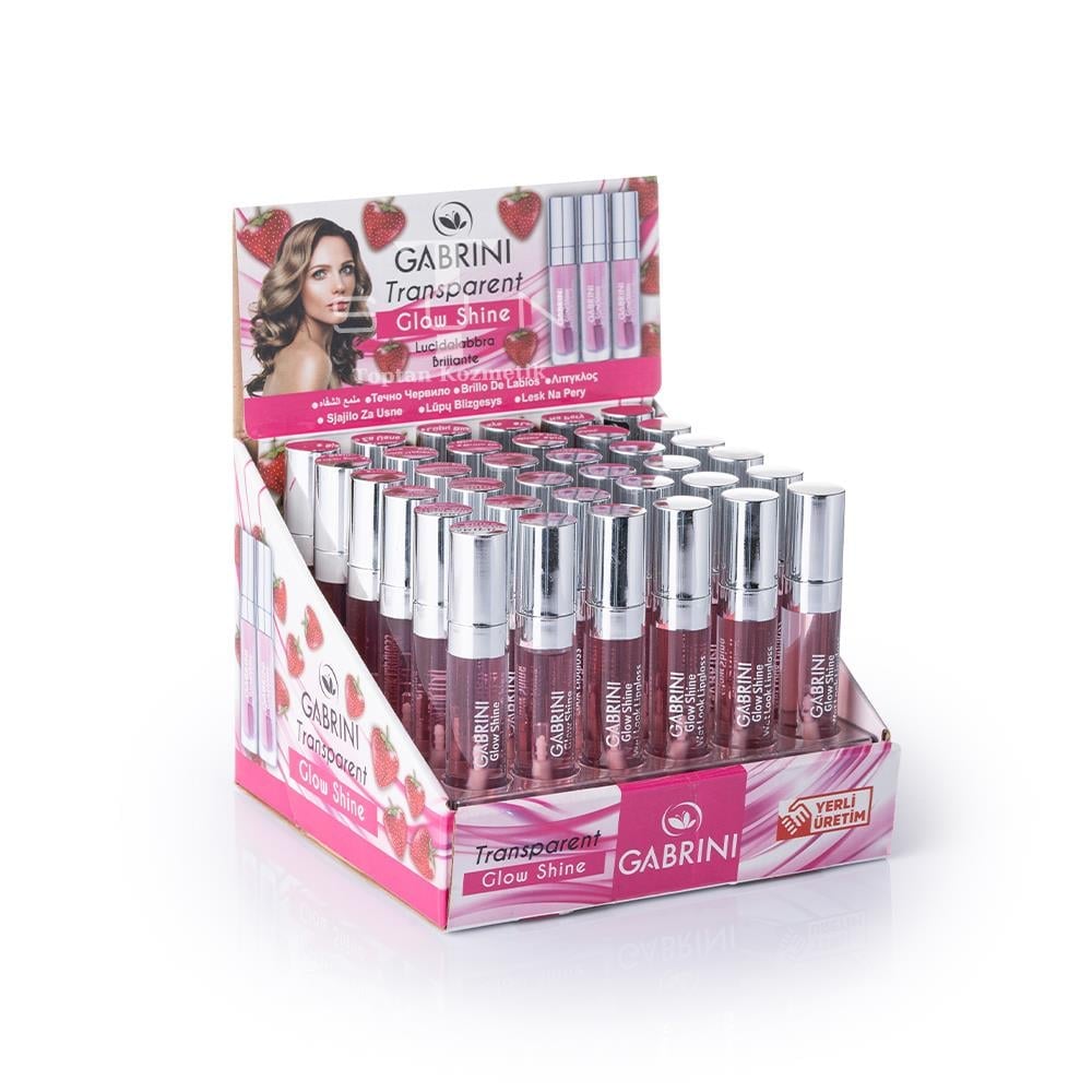 Gabrini 36'l? Transparent Glow Shine Lip Gloss Dudak Parlat?c?