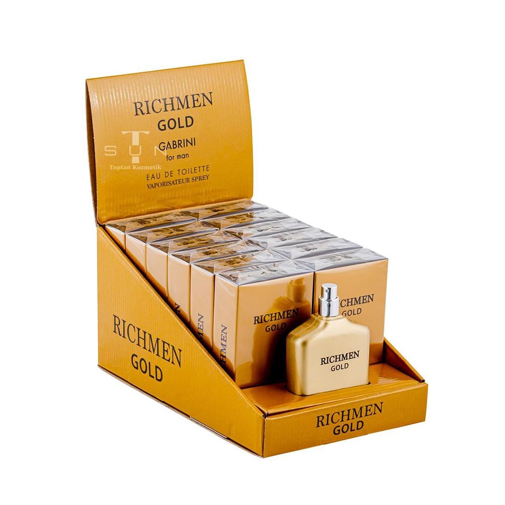 GABRİNİ EDT RICHMEN GOLD 100ML*12