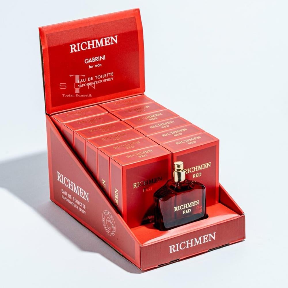 GABRİNİ EDT RICHMEN RED 100ML*12