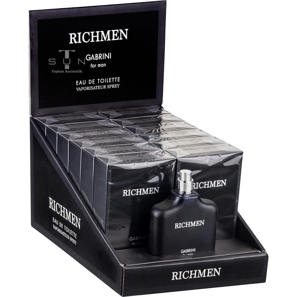 GABRİNİ EDT RICMEN BLACK 100ML*12