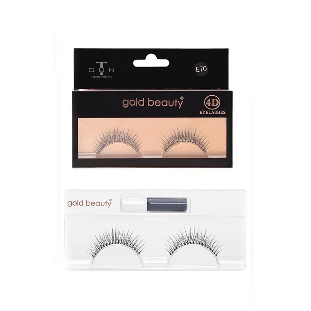 Gold Beauty 12'li 6D İpek Takma Kirpik