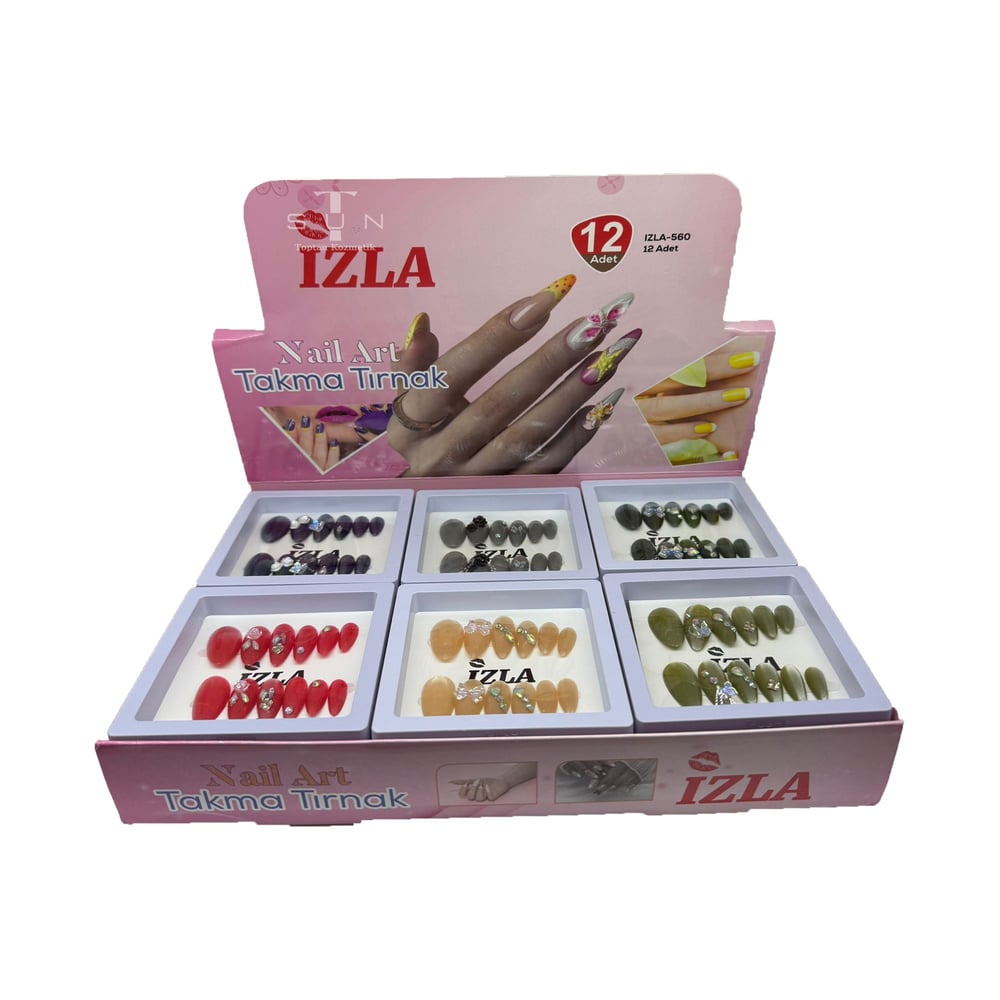 İZLA 12 Lİ TAŞLI TIRNAK(İZLA-560)*12